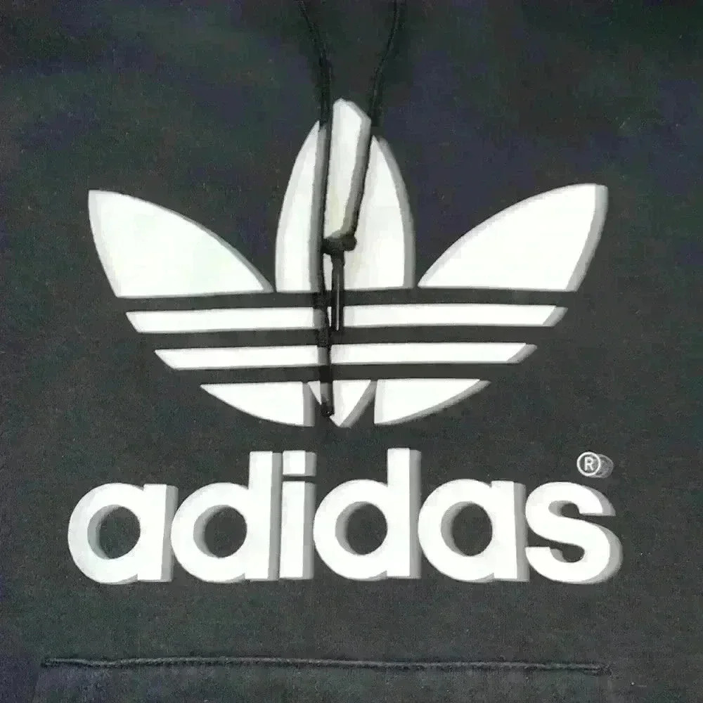 Adidas hoodie, size medium black-and-white - Picture 5 of 7